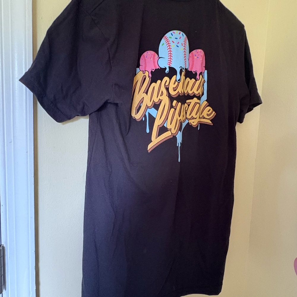 Baseball Lifestyle Small Shirt - Black